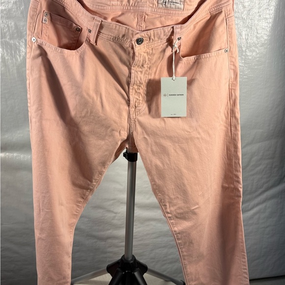 Ag Adriano Goldschmied Pink Slim Jeans - Picture 3 of 7